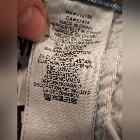 True Religion starr‎ distressed high rise jeans size 32 - Picture 7 of 11